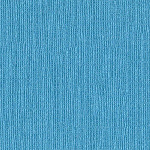 Bazzill  12 x 12 Bling Cardstock Crystal Blue - Scrap Of Your Life 
