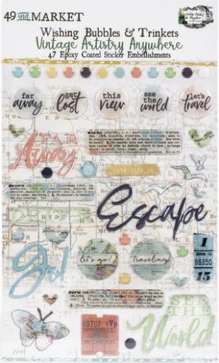 49 and Market - Wishing Bubbles & Trinkets - Vintage Artistry Anywhere - Scrap Of Your Life 