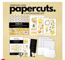 Papercuts Cardmaking Kit - January 2025 Bees & Butterflies