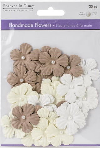 Forever in Time  Handmade Flowers Neutral - Scrap Of Your Life 