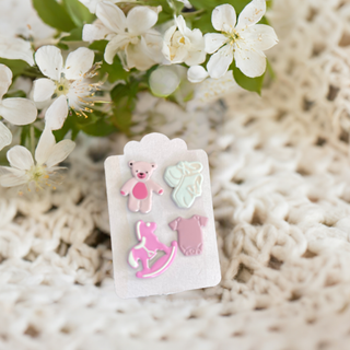 Baby Girl Brads Set 2 - Scrap Of Your Life 