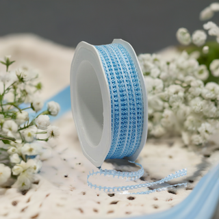Barama Ribbon - Picot Edge Trim - Pale Blue - Scrap Of Your Life 