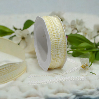 Barama Ribbon - Picot Edge Trim - Ivory - Scrap Of Your Life 