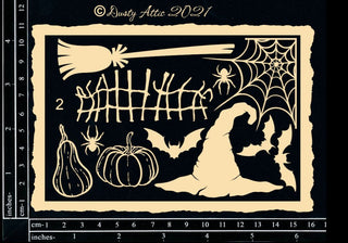 Dusty Attic Creative Frames #2 – Halloween - Scrap Of Your Life 