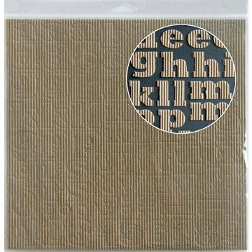 Jillibean Soup - Corrugated Kraft Alphabet Letters