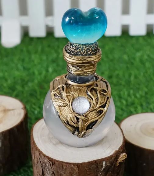 Steampunk Heart Stone Bottle