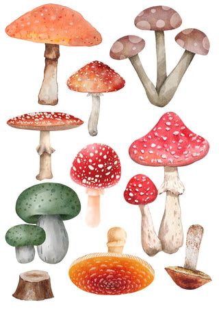 Printable - Mushrooms - Scrap Of Your Life 