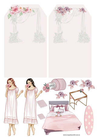 Printable Mother's Day Relax Tag Set - Scrap Of Your Life 
