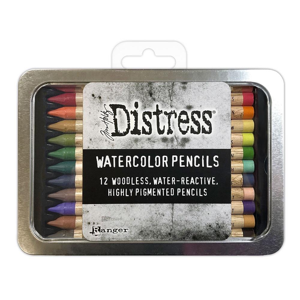 Ranger - Tim Holtz - Water Colour Distress Pencils (Set 4) - Scrap Of Your Life 