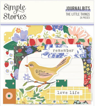 Simple Stories The Little Things Bits & Pieces Die-Cuts 26pack Journal* - Scrap Of Your Life 