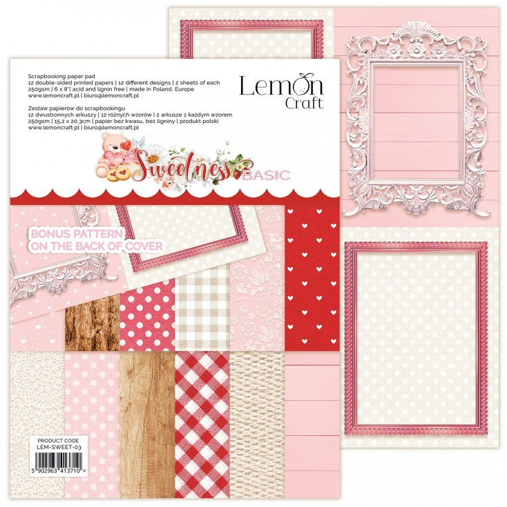 Lemoncraft Basic Paper Pad Sweetness - Scrap Of Your Life 