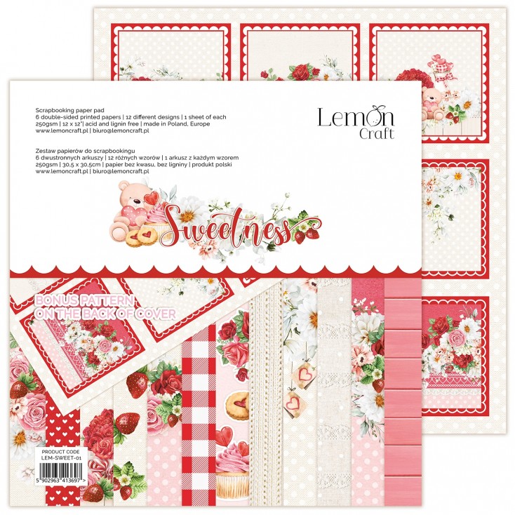 Lemoncraft 12 x 12 Collection Main Kit Sweetness - Scrap Of Your Life 