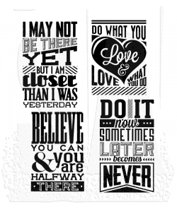 Tim Holtz Rubber Stamps Motivation 3 - Scrap Of Your Life 