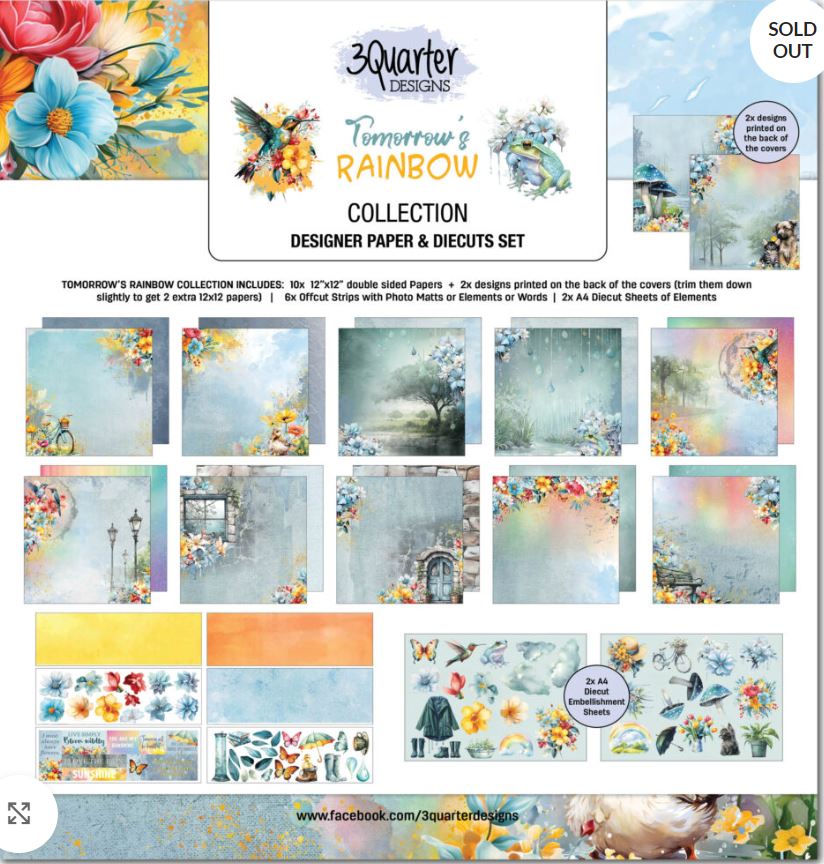 3 Quarter Designs - Tomorrow's Rainbow 12 x 12 Collection Kit