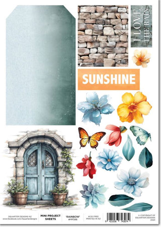 3 Quarter Designs - Tomorrow's Rainbow Mini Project Sheet - Scrap Of Your Life 