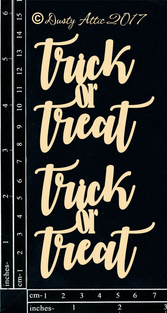 Dusty Attic Chipboard Trick or Treat