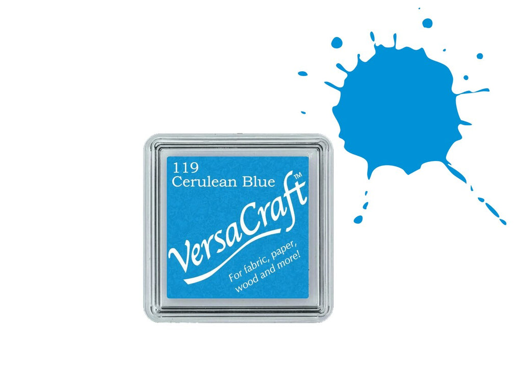 Versa Craft - Mini Ink Pad - Cerulean Blue - Scrap Of Your Life 