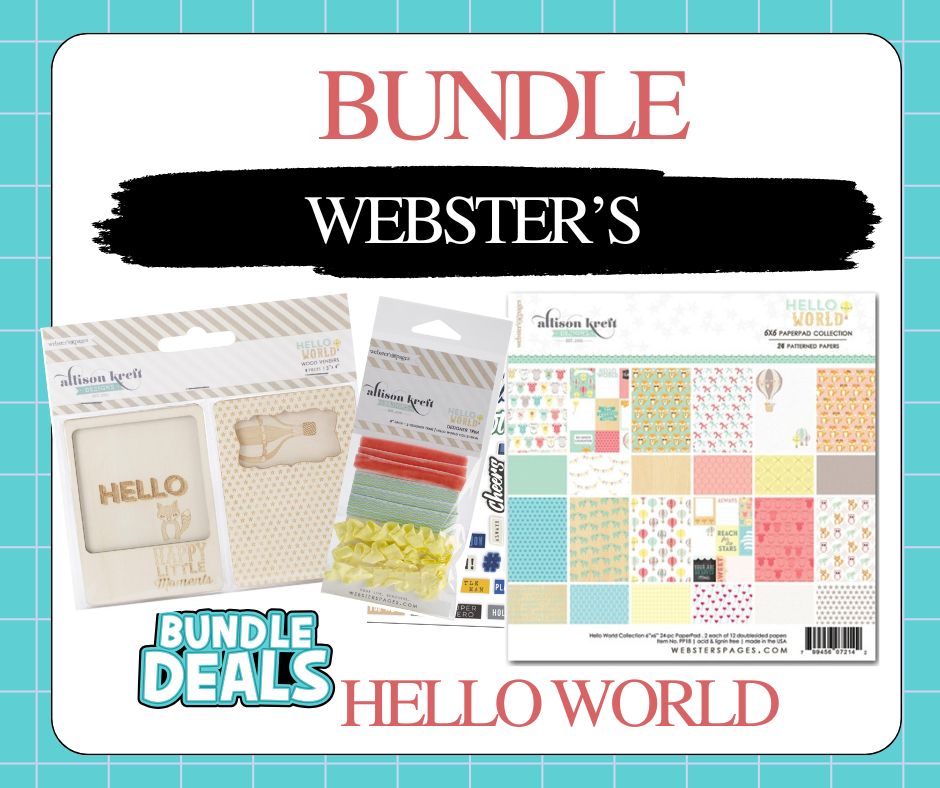 Websters Designs Hello World Bundle - Scrap Of Your Life 