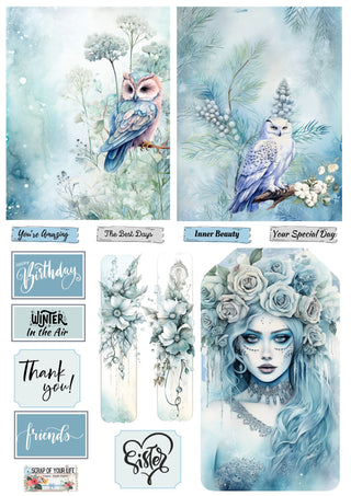 Printable - Cards - Winter Magic - Scrap Of Your Life 