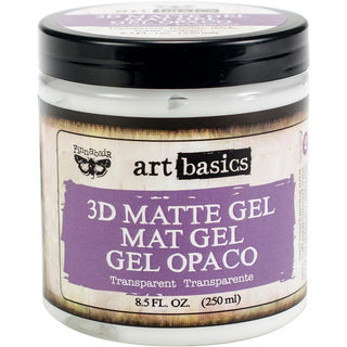 Finnabair Art Basics 3D Matte Gel 8.5oz - Scrap Of Your Life 