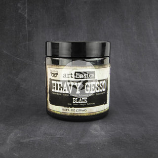 Finnabair Art Basics Heavy Gesso 8.5oz  Black - Scrap Of Your Life 