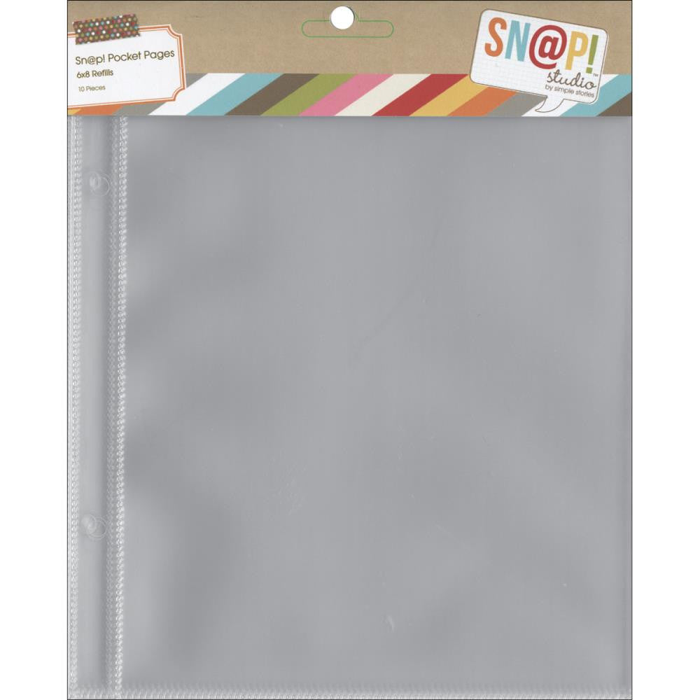Simple Stories SN@P - Pocket Pages for 6" x 8" Binders - Size 6"x8" - Scrap Of Your Life 