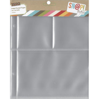 Simple Stories SN@P - Pocket Pages for 6" x 8" Binders - Size 3" x 4" & 4" x 6" - Scrap Of Your Life 
