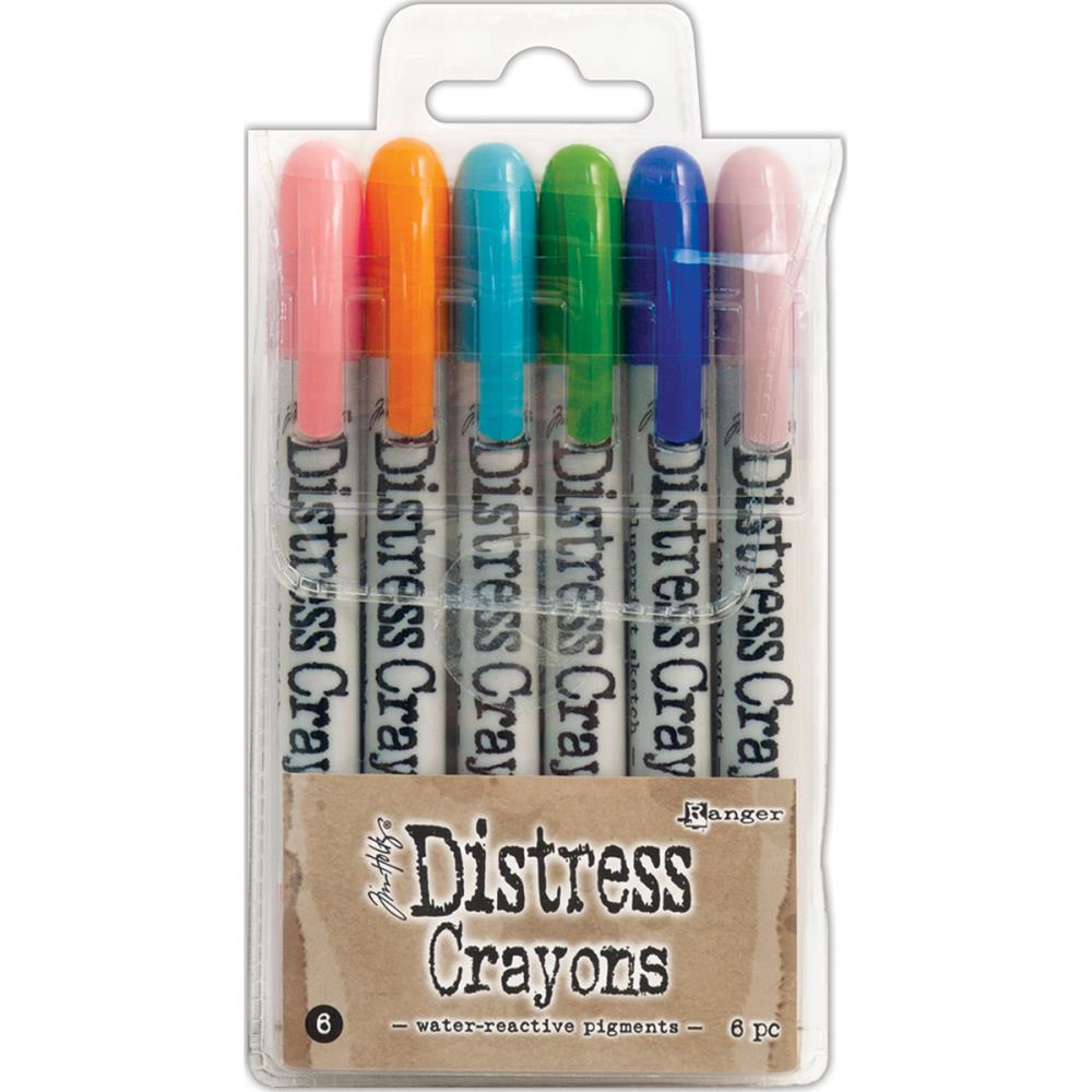 Tim Holtz Distress Crayon Set 6 - Scrap Of Your Life 