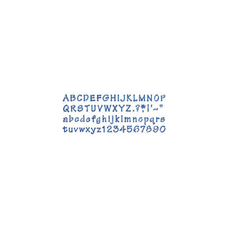 Delta Creative Whimiscal Dot Alphabet Stencil 5.25"X13" - Scrap Of Your Life 