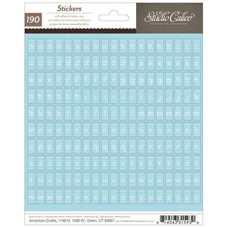 Studio Calico - Storytime Boy Mini Alpha Stickers - Scrap Of Your Life 