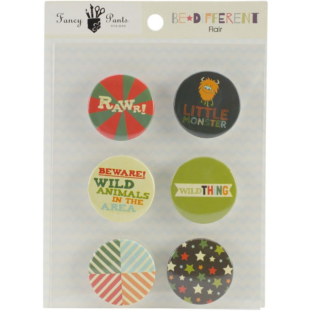 Fancy Pants Designs Flair Embellishments - Be Different - Scrap Of Your Life 