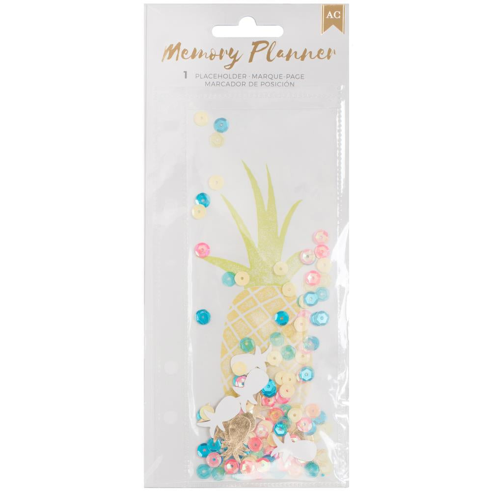 American Crafts Memory Planner Bookmark Pineapple - Scrap Of Your Life 