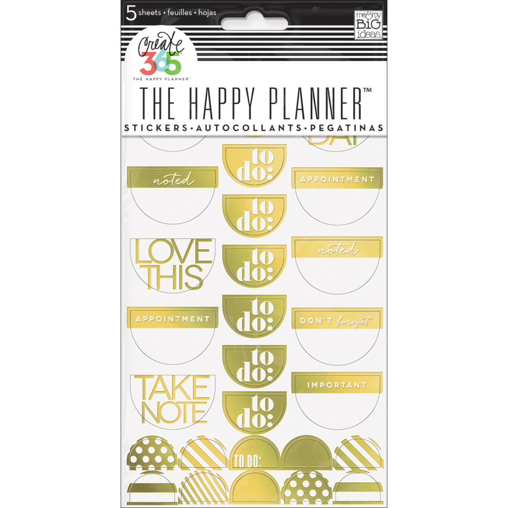 Me and My Big Ideas - Create 365 Planner Stickers To Do Gold Foil - Scrap Of Your Life 