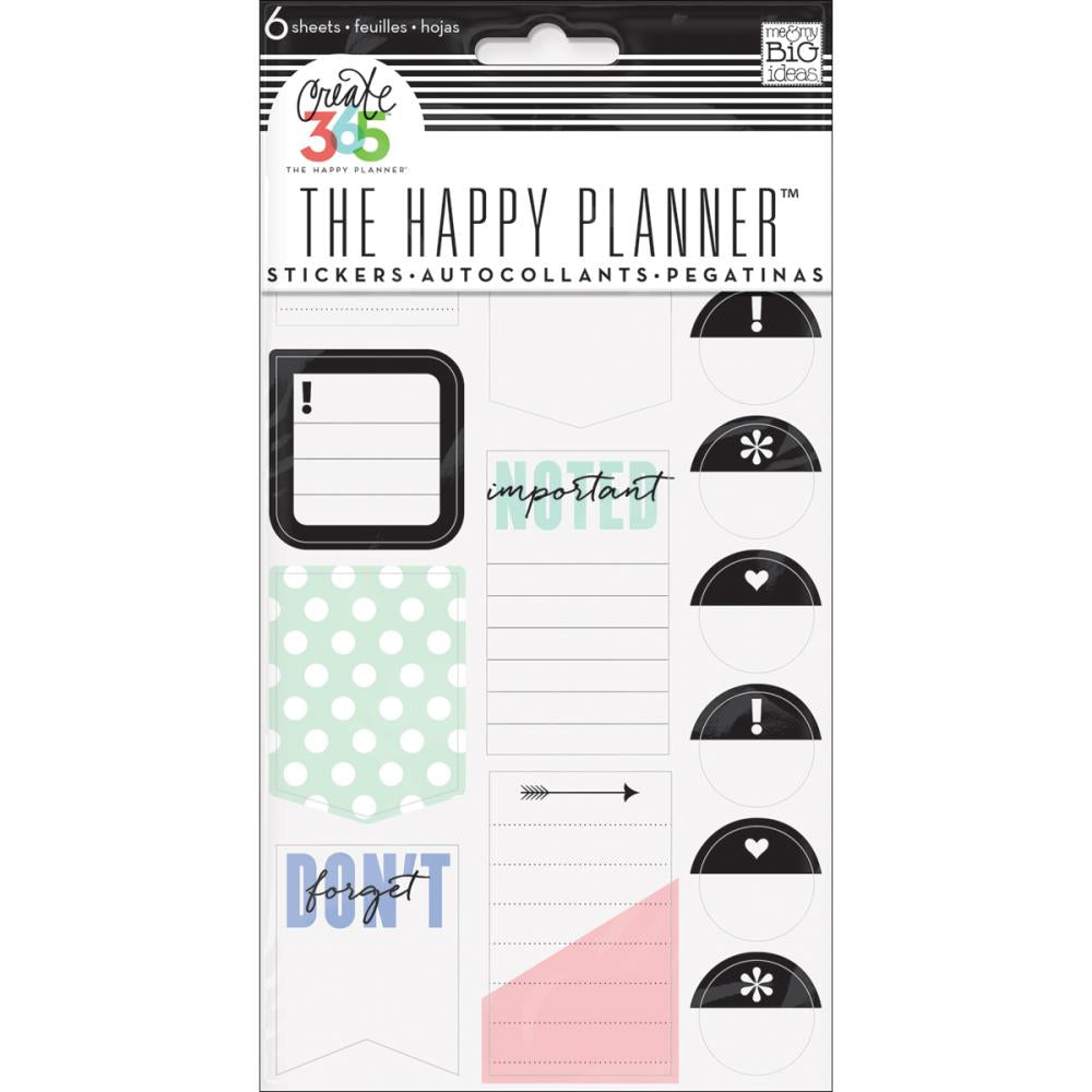 Me and My Big Ideas - Create 365 Planner Stickers Don't Forget - Scrap Of Your Life 
