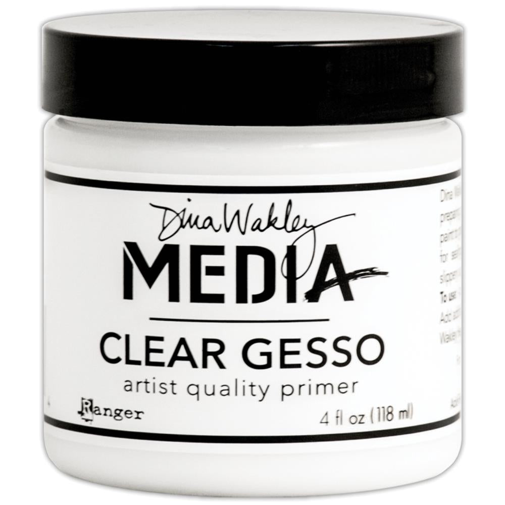 Dina Wakley Media  Clear Gesso - Scrap Of Your Life 