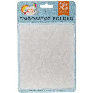 Echo Park Embossing Folder Pineapple - Scrap Of Your Life 