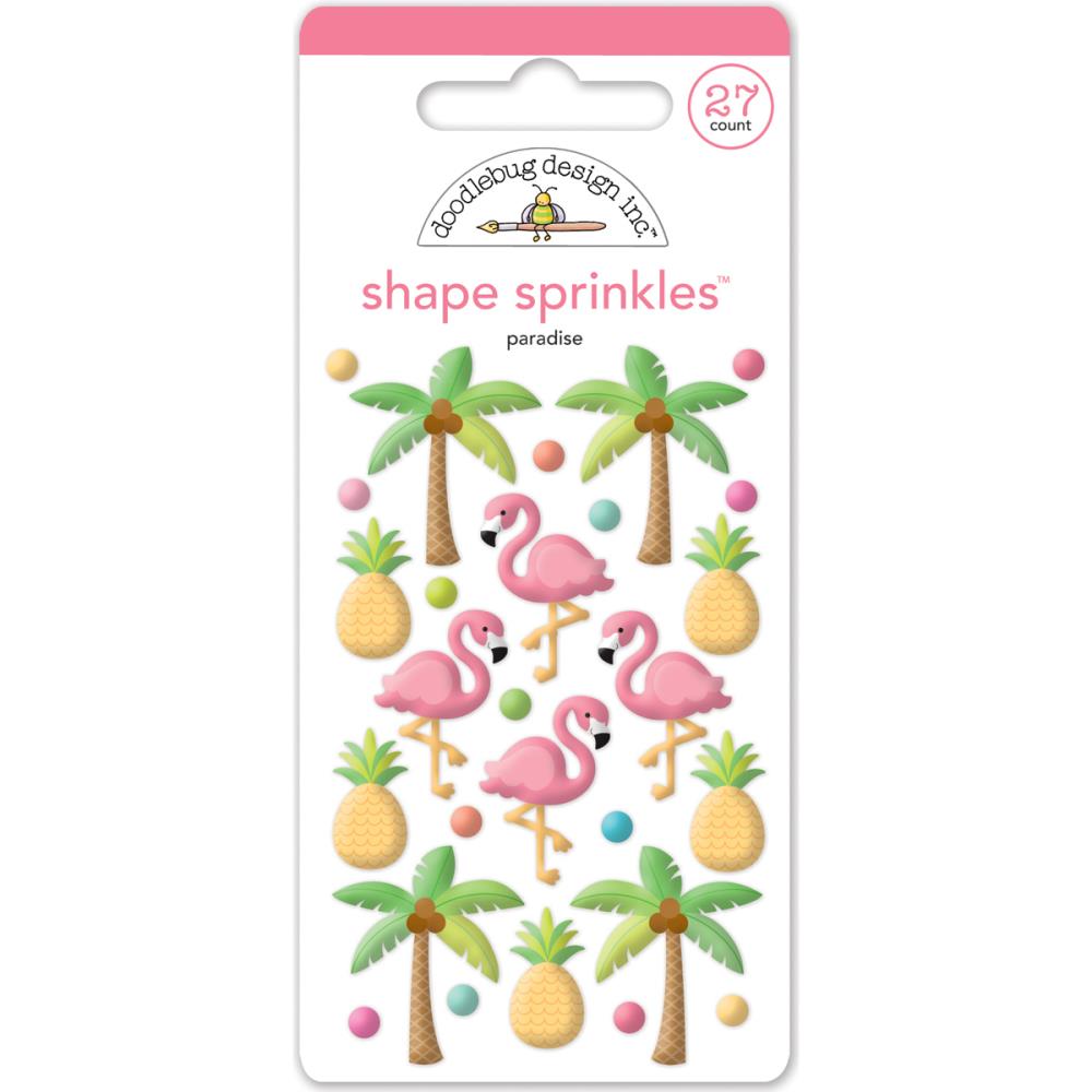 Doodlebug Designs - Shape Sprinkles - Tropical - Scrap Of Your Life 