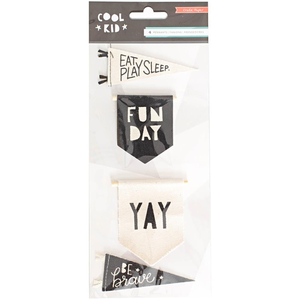 Crate Paper Cool Kid Pennants - Scrap Of Your Life 