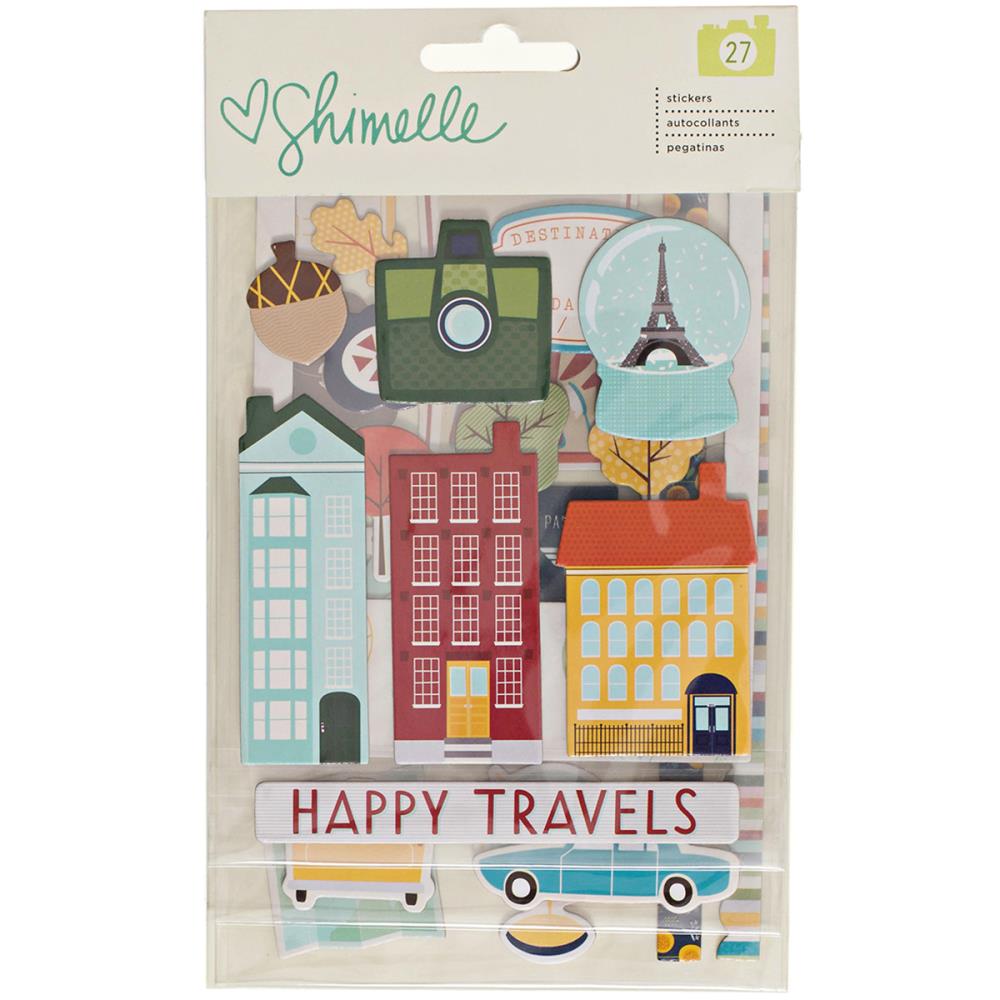 American Crafts Shimelle Go Now Go Stickers - Scrap Of Your Life 