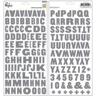PinkFresh - Boys Fort - Chipboard Alphabet Stickers - Scrap Of Your Life 