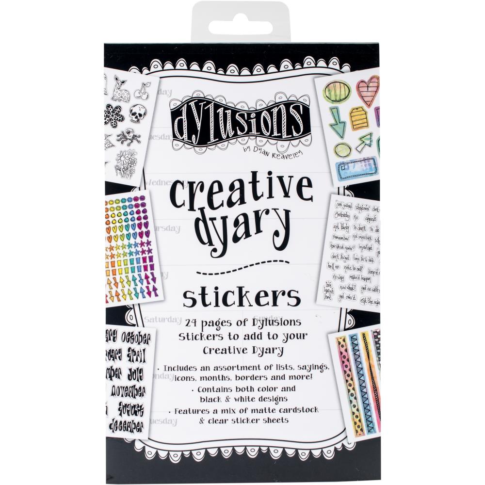 Ranger Ink - Dylusions Creative Dyary - Sticker Book - Scrap Of Your Life 