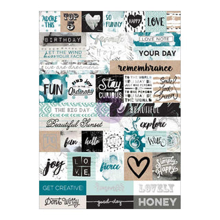 Prima - My Prima Planner Sticker Zella Teal - Scrap Of Your Life 