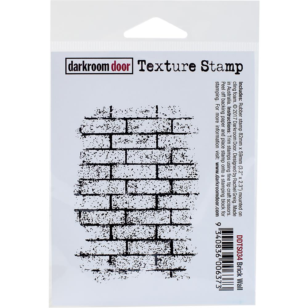 Darkroom Door - Texture Cling Stamp Brick Wall - Scrap Of Your Life 