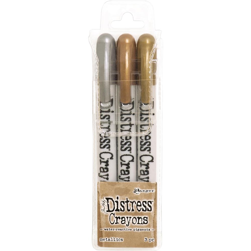 Tim Holtz Distress Crayon Set Metallics - Scrap Of Your Life 
