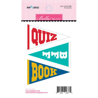 Bella Blvd Pop Quiz Pennants - Scrap Of Your Life 