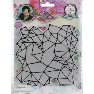 Studio Light - Art By Marlene - Background Stamp #1 - Scrap Of Your Life 
