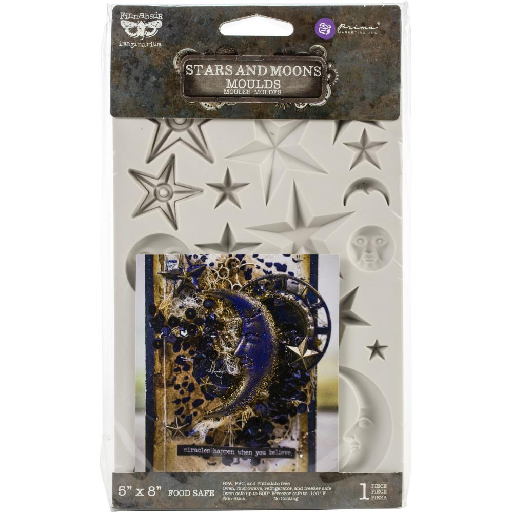 Finnabair Mold  - Stars and Moon - Scrap Of Your Life 