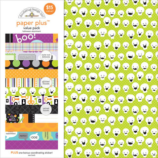 Doodlebug - Paper Plus Value Pack 12"X12" Halloween - Scrap Of Your Life 