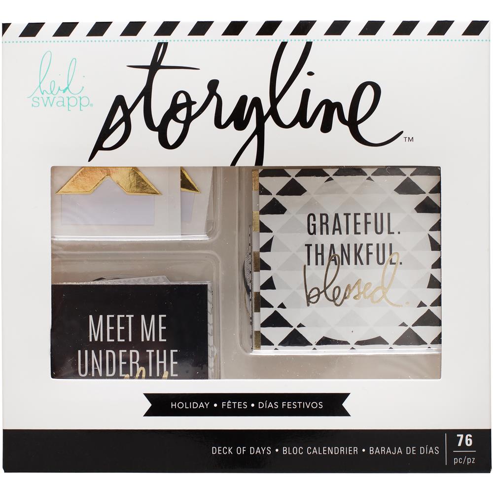 Heidi Swapp - Storyline Deck of Days - Holiday - Scrap Of Your Life 