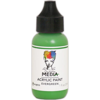 Dina Wakley Media Acrylic Paint - Evergreen - Scrap Of Your Life 